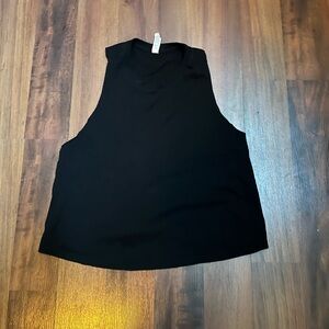 CVG Black Racerback Crop Top